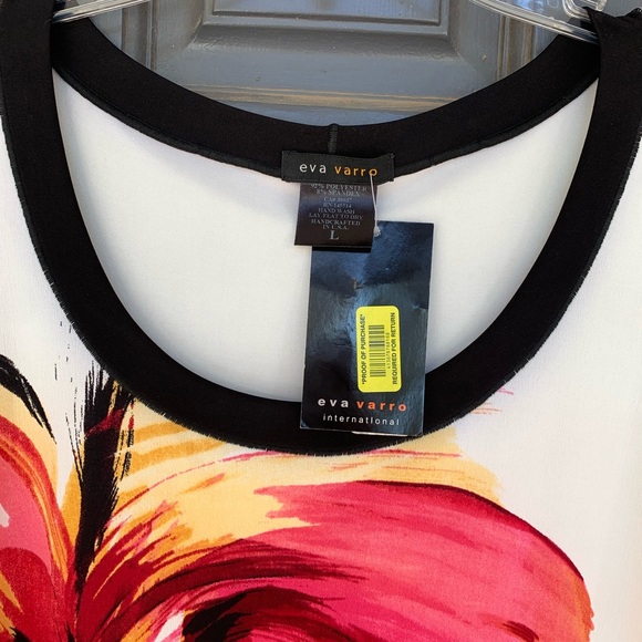 New with Tags Eva Varro Multi color Tunic - Picture 4 of 9